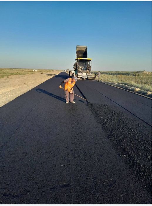 Asfalt yotqizish va yo‘l chizish xizmatlari
