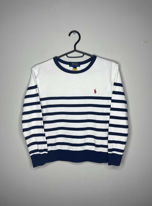 Polo Ralph Lauren Striped Spa Terry Sweatshirt Дамска Блуза