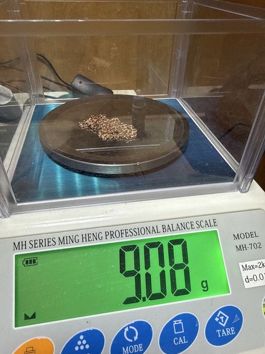 Цепь золотая 55 см