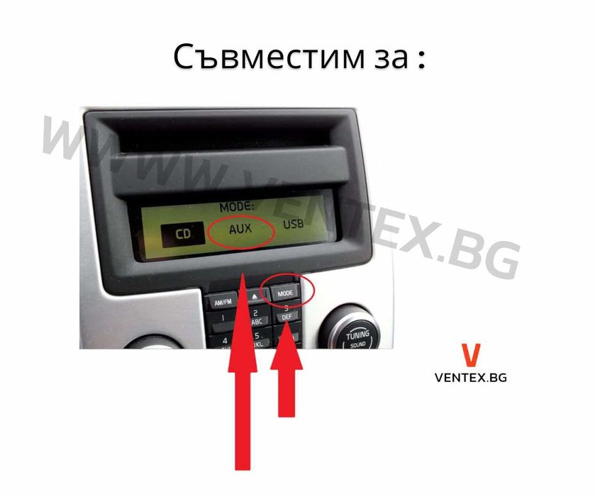 Bluetooth модул за Volvo S40 S60 S70 S80 V40 V50 V70 XC90 волво блутут