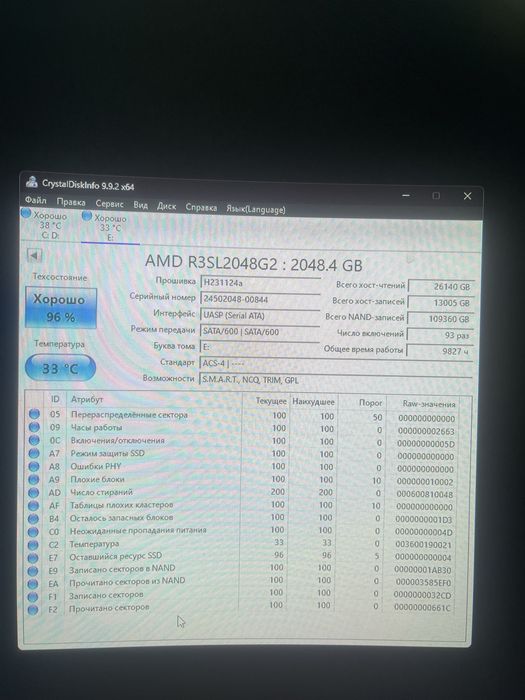 SSD диск 2tb ( 2048gb )