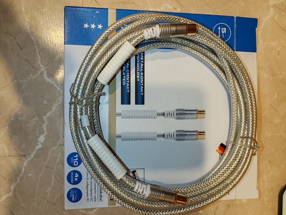 Cablu de conectare IEC (Antena TV sau satelit)