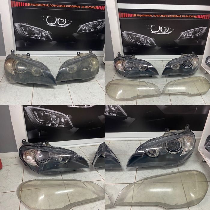 Бмв Bmw E70 E71 X5 X6 Ремонт Рециклиране Фар фарове