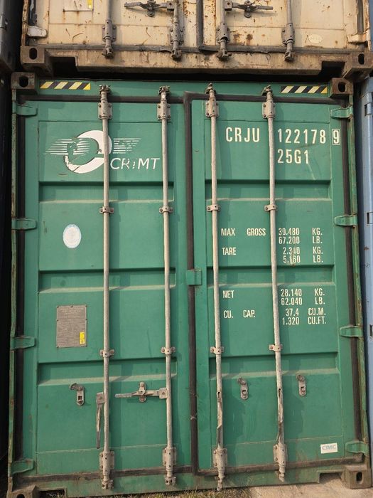 Морской контейнер 25фут. 6м. 2.90м. наличии с склада в Ташкенте ф/о л