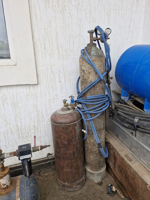 Будка Контейнер  Консольный кран Ацитилее Пропан Кислород