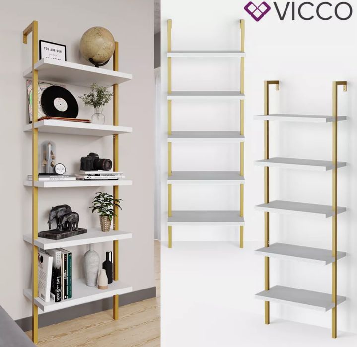 Етажерка за стена МДФ + метал 2636