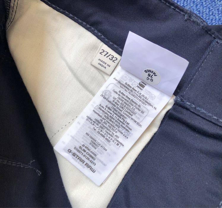 G-Star RAW Slim Chino ОРИГИНАЛНИ мъжки чино панталони - 27