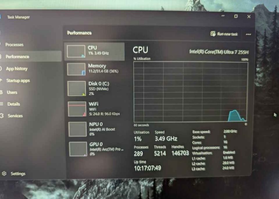 HP Zbook g1i G8 Intel Core Ultra 7