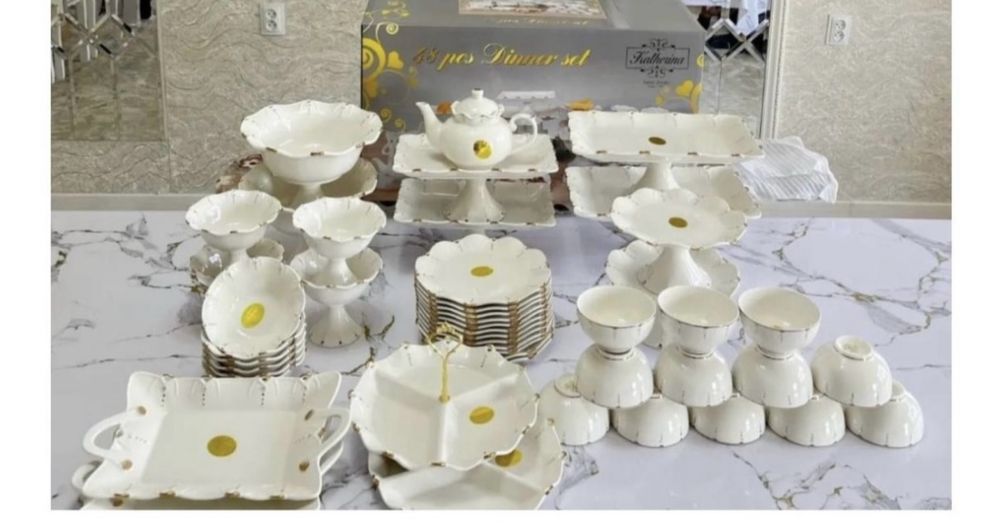 Новый чайный сервис 48 предметов, фирма Rumi