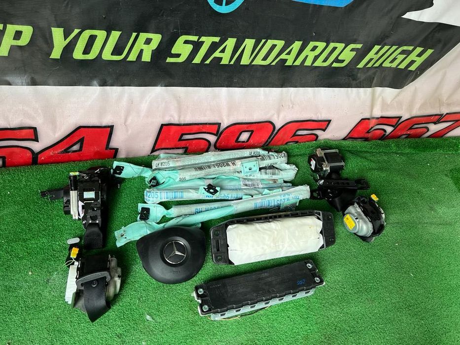 Mercedes C-Class W205 Kit Airbag volan pasager centuri cortine Cortina