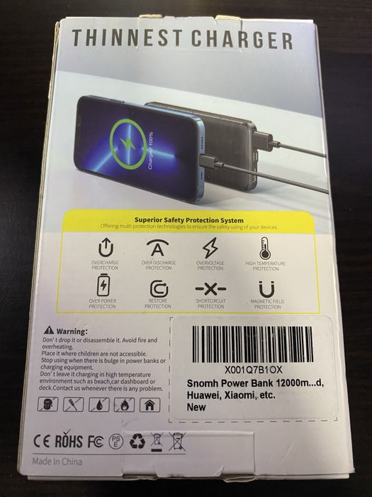 Baterie portabila/power bank wireless 5.000mah/12.000 mah/20.000/26.00