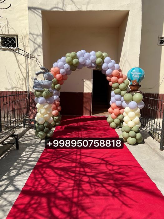 Оформление шарами / Шарлар билан безаш хизмати