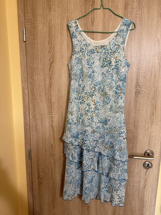 Лятна рокля с дължина под коляното