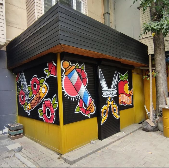 Роспись стен , граффити оформление, роспись помещений.