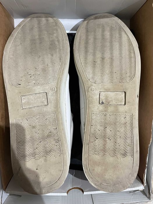 Кожаные мужские кеды