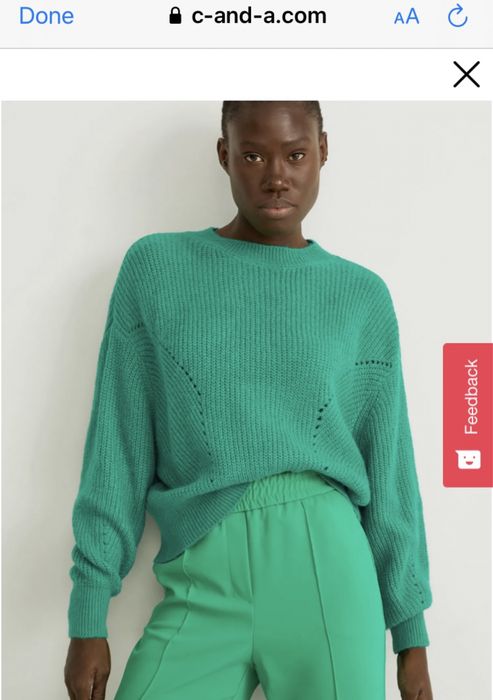 Pulover Verde XL C&A Premium Nou cu eticheta
