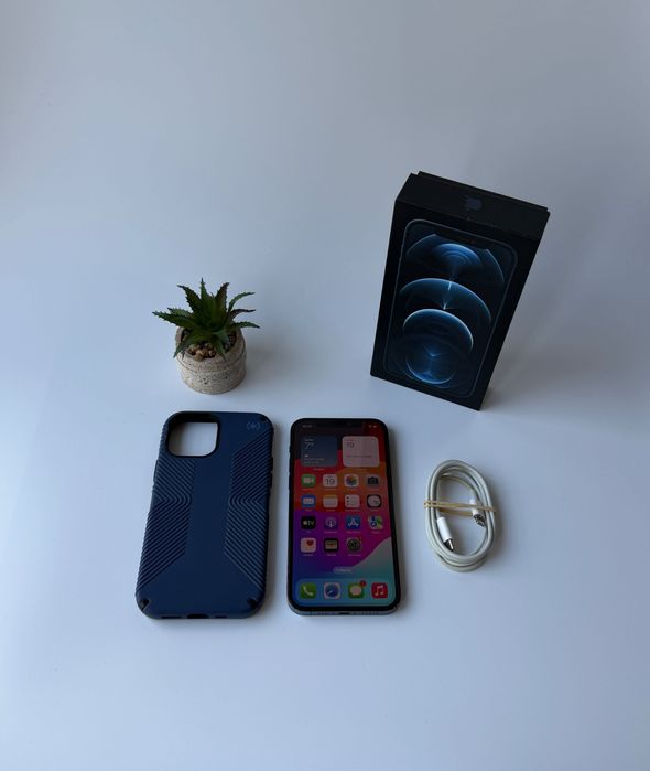 iPhone 12 Pro 256 Gb Pacific Blue 100% Батерия