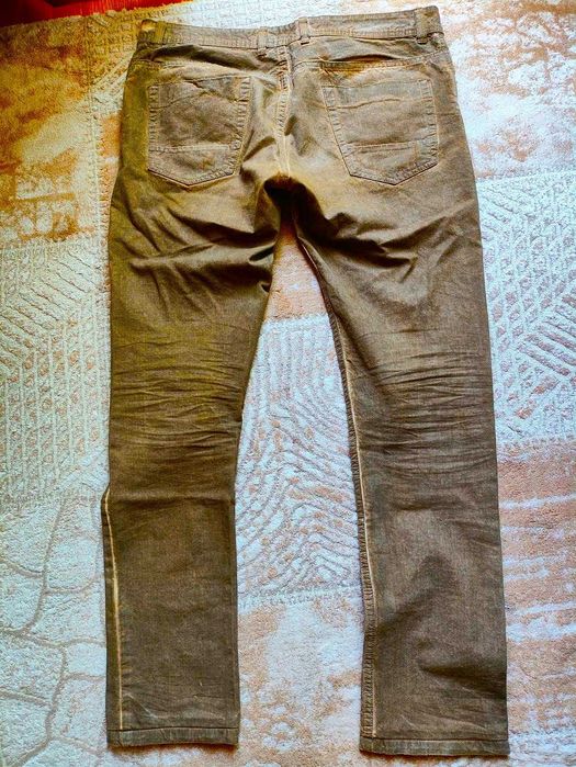 Италиански дънки Alcott 53, слим, № 36 (L), шоколадов цвят