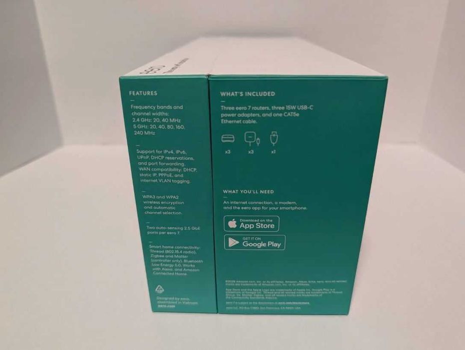 Router Mesh WiFi eero 7  cu suport Zigbee,Thread, Matter