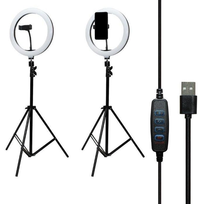 Кольцевая лампа 26 д.для селфи и штатив 2.2м