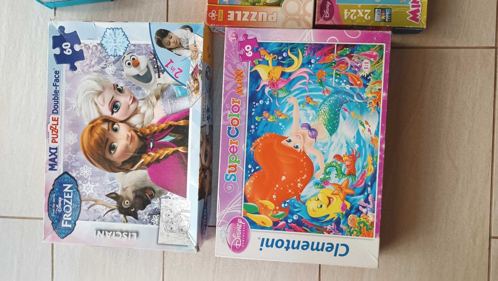 Пъзел Елза и Анна  Малката русалка Мики Мини Маус Minnie Mickey Mous