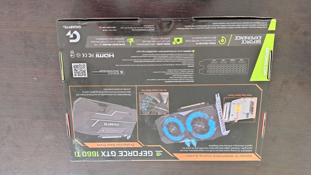 Видео карта, gigabyte GTX 1660 super, 1660 ti,  6gb, нова!