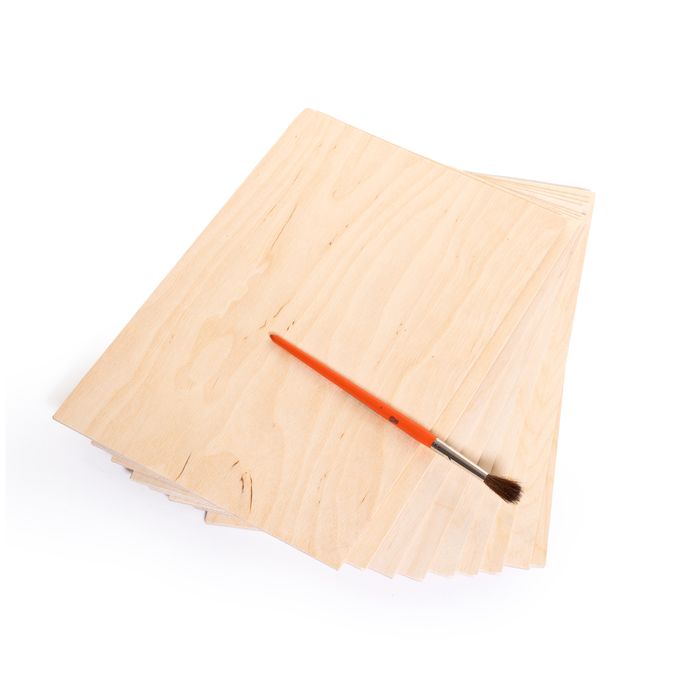 Брезов шперплат 3 мм формат А4