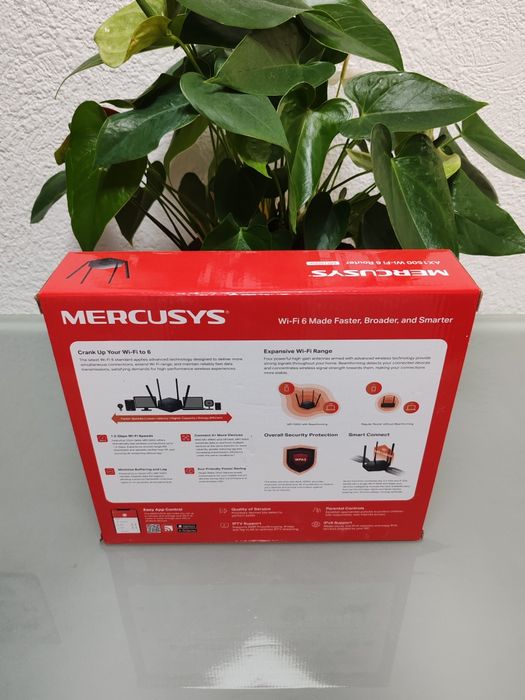 Router Wi-Fi 6 Mercusys MR1500X AX1500