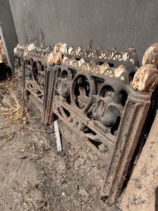 Чугунное ограждение (ссср) 6 шт