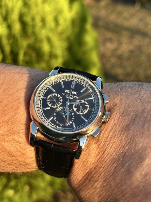 Patek philippe gray dial steel