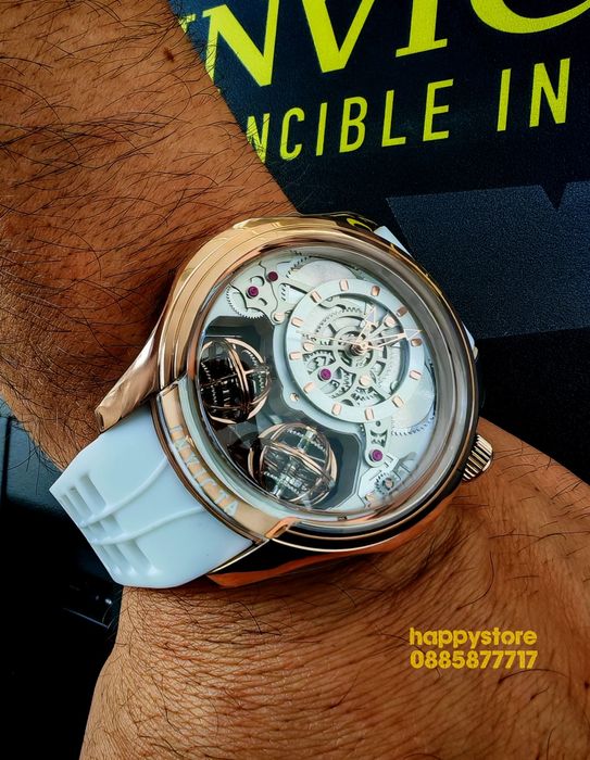 часовник INVICTA Specialty Skeleton Rose Gold 46 mm, Инвикта нов