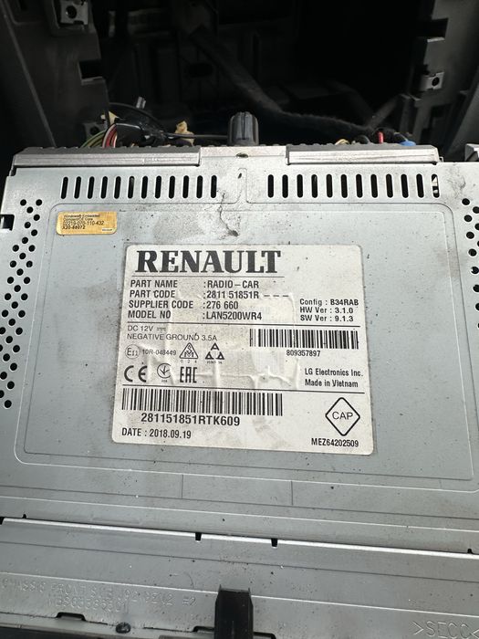 Vand navigatie originala logan 2