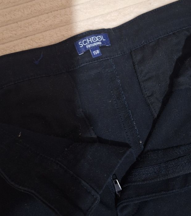 Школьные брюки темно синие 10-11 лет