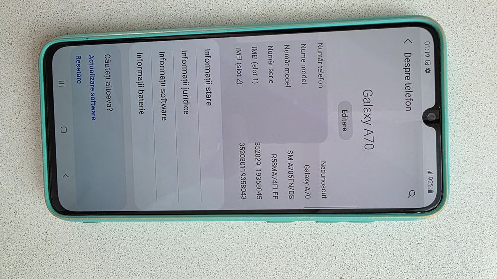 Vand Samsung A70, ca nou 10/10