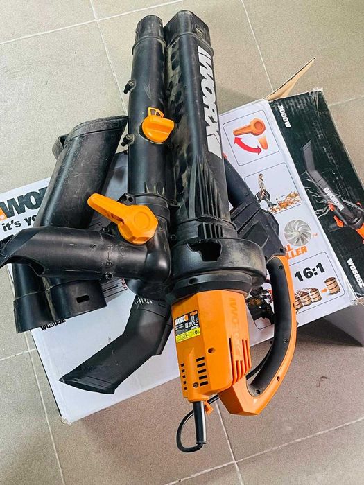 Suflantă pentru frunze și aspirator WORX WG505E 3000 W - pentru piese