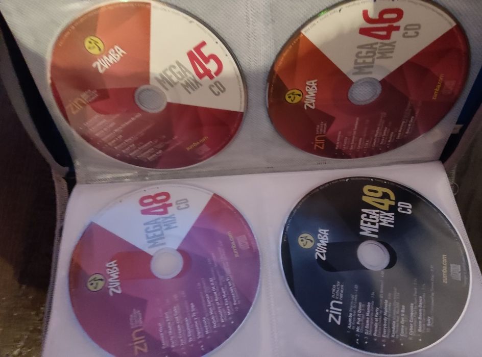 Оригинални Зумба дискове - 28 CD +1 DVD (ZIN & Mega Mix)