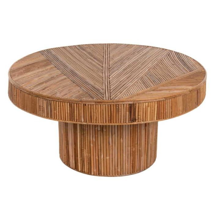 Маса, HM9651, Натурален, Ратан, 100х50см.