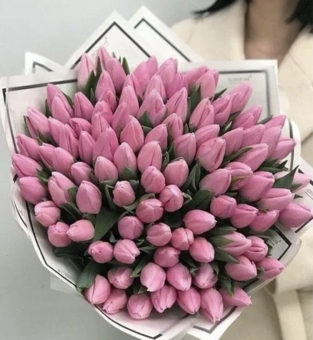 Тюльпаны в розницу на 8 марта Астана