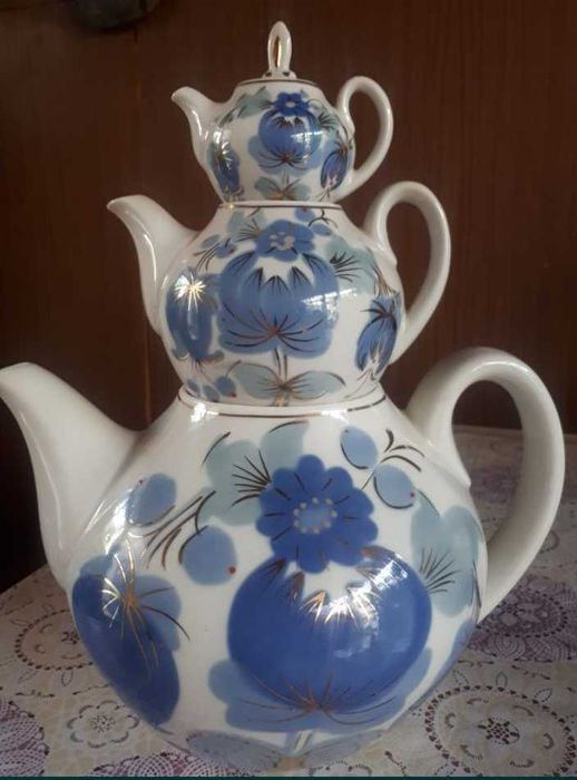 Набор из трёх чайников СССР