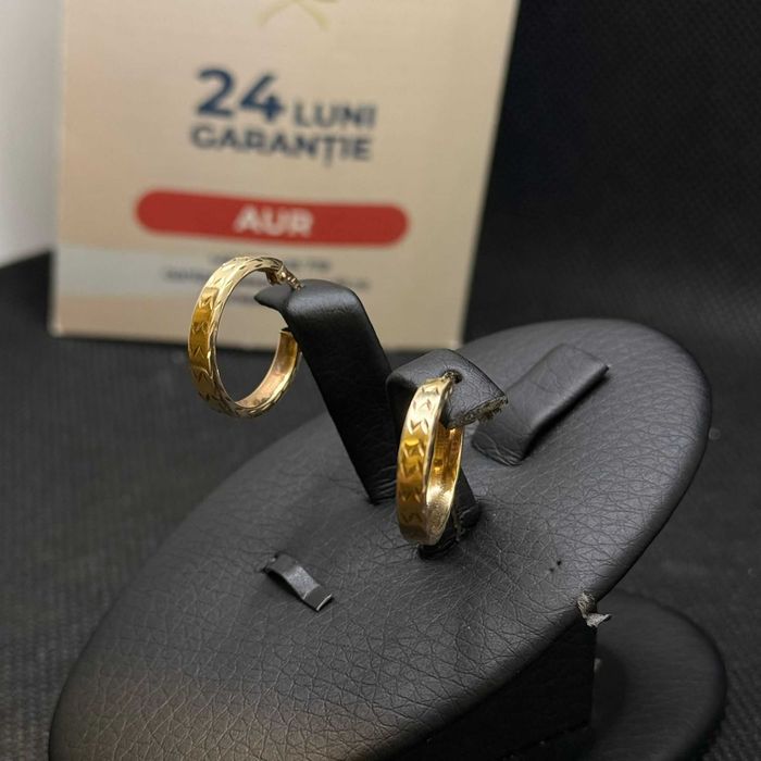 Cercei aur 14K 1.71g (AG15 Gara 1 B33801.2) Garantie 2 ani!