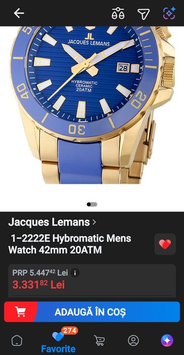 Ceas Jacques Lemans