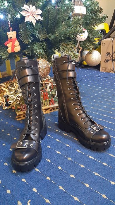 Bocanci piele marimea 37