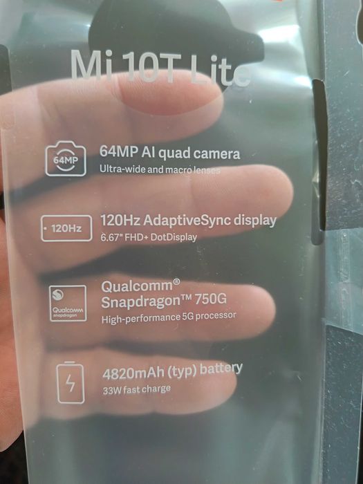 Telefon Xiaomi MI 10T 5G Lite Pearl Grey 128GB 6+2 RAM