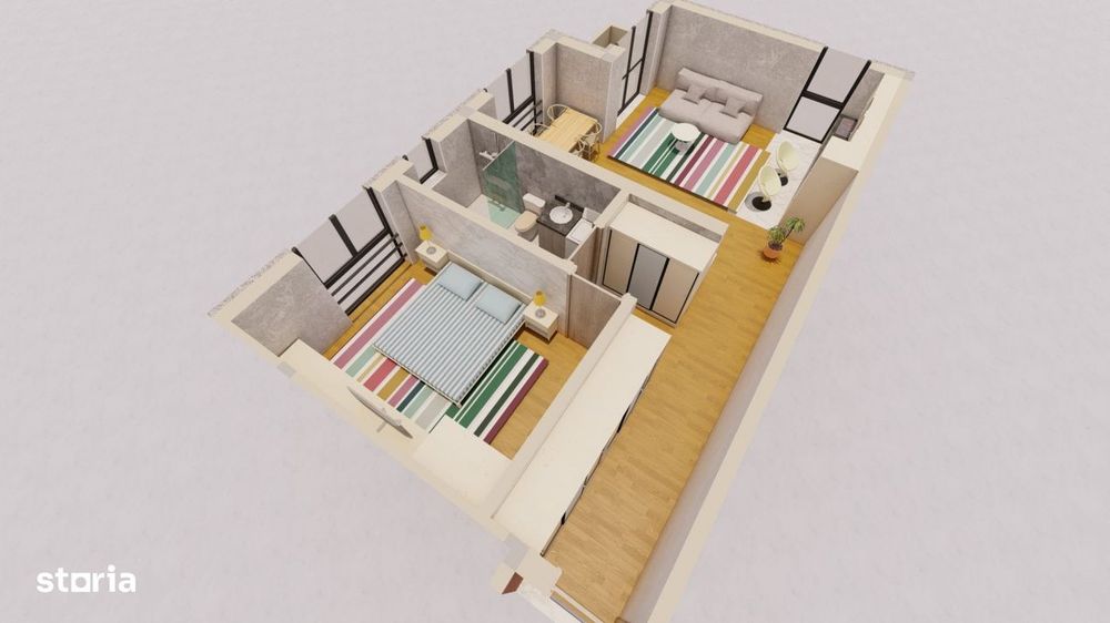 IMI Residence - Comision 0 - Apt. 2 camere, 55 mp - loc parcare inclus