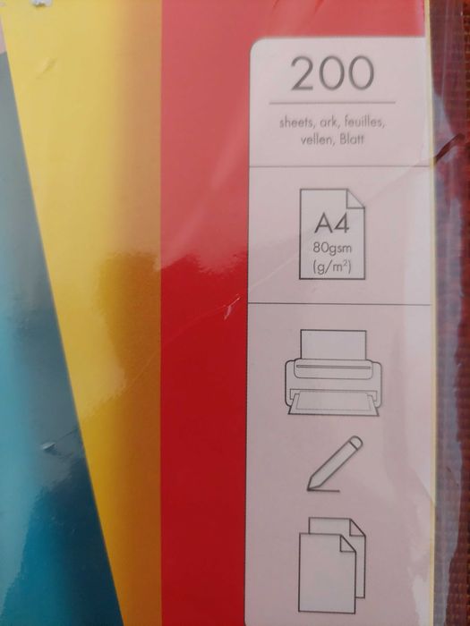 Цветна хартия А4 за принтери