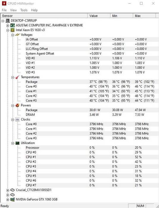 Intel Xeon E5-1620 V3 и Intel Xeon E5-1630 V3 сокет 2011-3 процесори