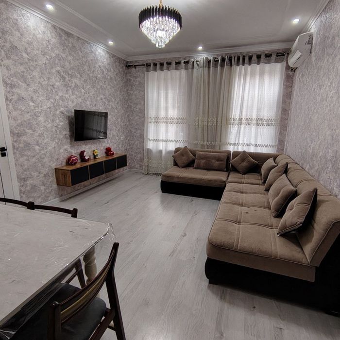 Чирчиқ марказида 3 хонали евротаъмирланган