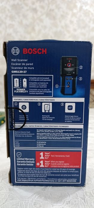 Bosch GMS 120-27 detektor orginal