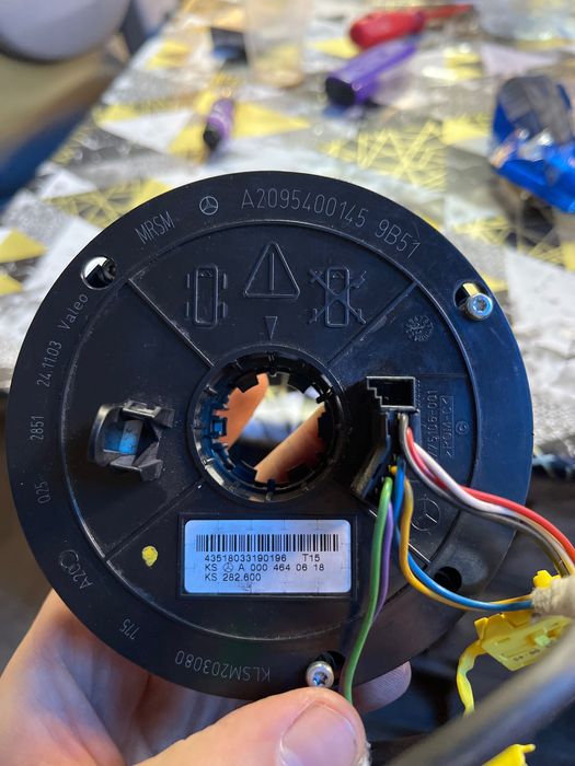 Спирален кабел на волана 
	 Mercedes W203 / C209  A209 CL203 2000–2009