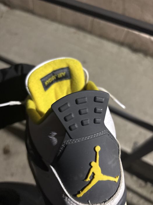 adidas ken carson (ghinea) jordan 4 original yellow sulphur